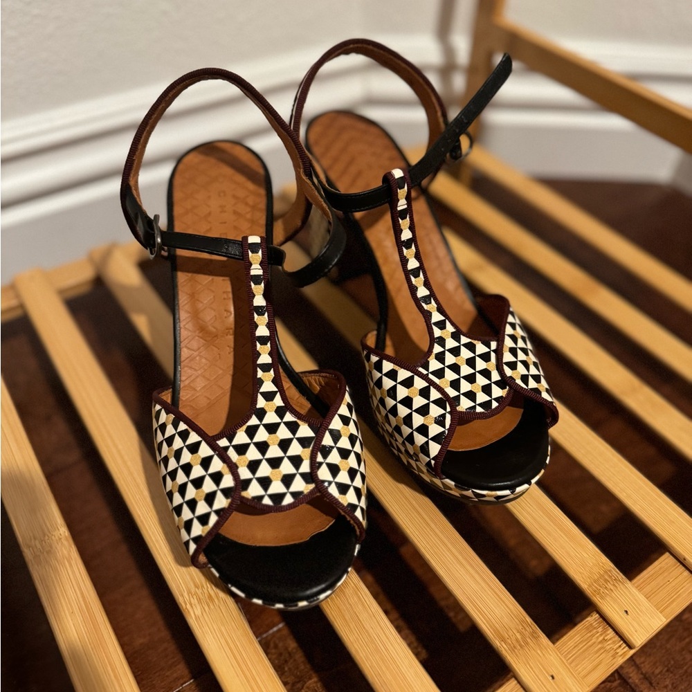 NEW Chie Mihara KEDUNI T Strap T Bar Sandals Heels